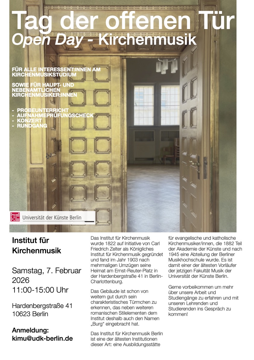 Tag der offenen Tür - 7. Februar 2026